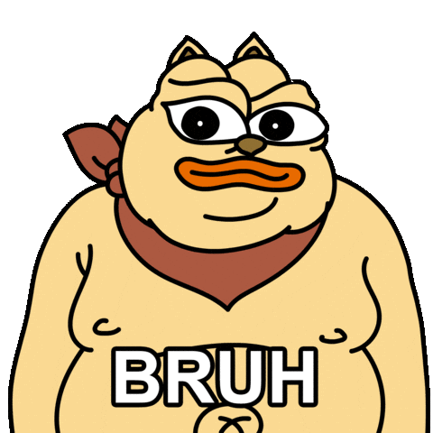 Sad Fat Cat Sticker by ChonkyCom