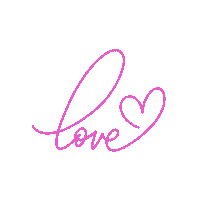 Neon Love Sticker