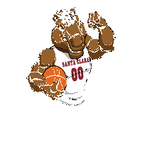 Buck Up Santa Clara University Sticker by Santa Clara Broncos