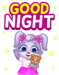 Tired Good Night Sticker by Lucas and Friends by RV AppStudios