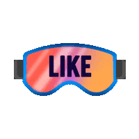Skioo glasses boss skiing like a boss Sticker