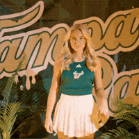 South Florida Tennis GIF by USF Athletics