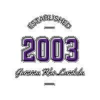 Sticker by Gamma Rho Lambda