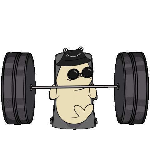 Work Out Fun Sticker by Sappy Seals Community