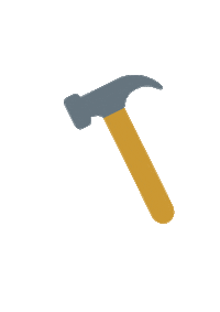 Hammer Werkstatt Sticker by HolzWerken
