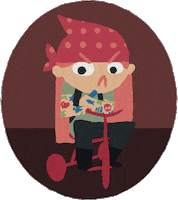 Angry Bike Sticker by Daryl Alexsy