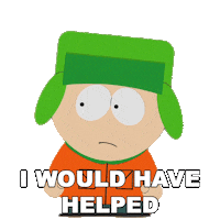 Helping Out Kyle Broflovski Sticker by South Park