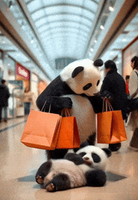 Pincel_app baby shopping cry shop GIF