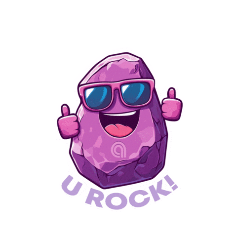 U Rock Sticker by Adjarabetcom
