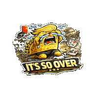 Sad Game Over Sticker