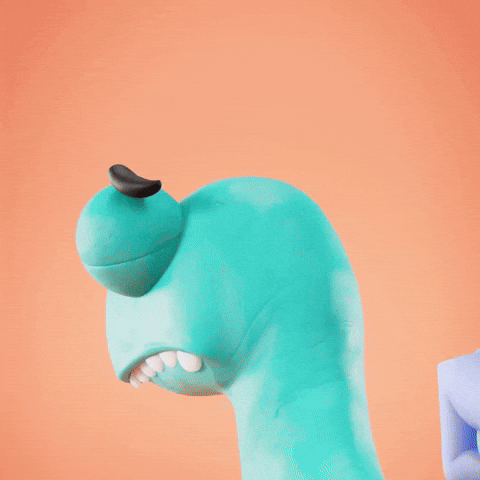 Oh My Gosh Wow GIF by Claynosaurz