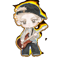 Guitar Martin Sticker