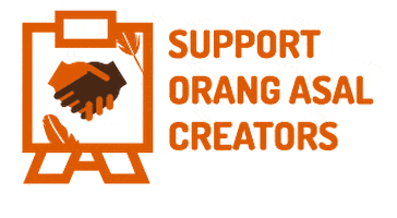 Orang Asal Sticker by The 14% Project