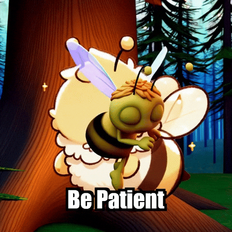 Wisdom Be Patient GIF by Beelightened