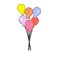 Balloon Celebrate Sticker