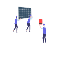 phbsolar energia solar phb solar parceiro phb Sticker