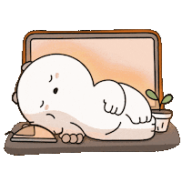 Tired Late Night Sticker