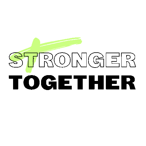 Stronger Together Blm Sticker by DBA