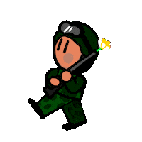 war mexico Sticker by JenChibi