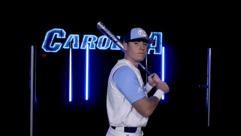 North Carolina Baseball GIF by UNC Tar Heels