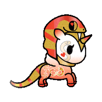 Chinese New Year Snake Sticker by tokidoki