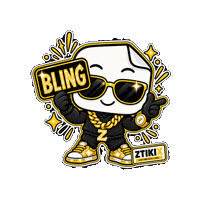 Gold Luxury Sticker by ZTIKIX