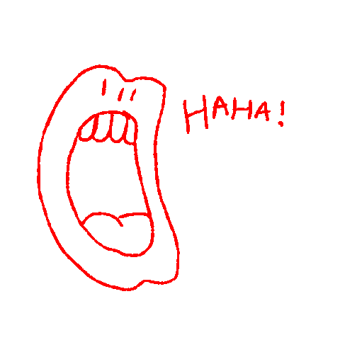 alampranata giphyupload red lucu ketawa Sticker