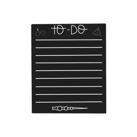 Harry Potter List Sticker