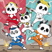 Power Rangers Bonk GIF by Pandu Pandas