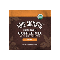 Lions Mane Coffee Sticker by Four Sigmatic
