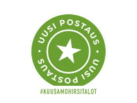 New Post Sticker by Kuusamo Hirsitalot Oy