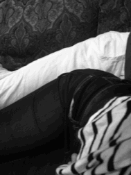 black and white relationship GIF