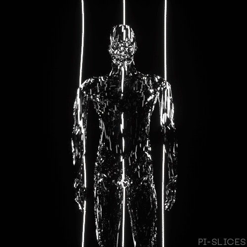 glow black and white GIF by Pi-Slices