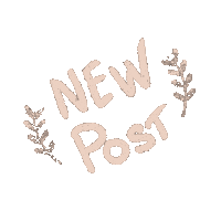 New Post Leaves Sticker