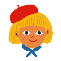 Happy France Sticker by ayangcempaka