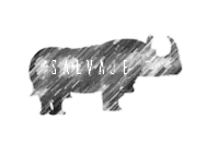 Rhino Sticker by Salvajeworld