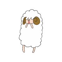 何 Sticker by hiutuji