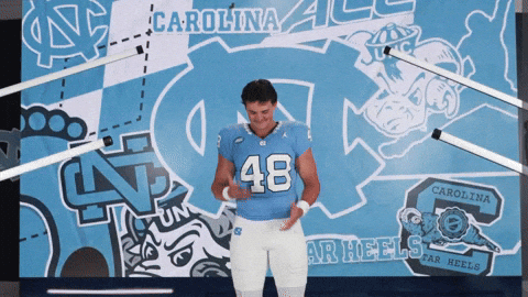 University Of North Carolina Football GIF by UNC Tar Heels
