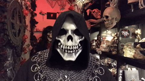 Thanks Death GIF by Grim D. Reaper