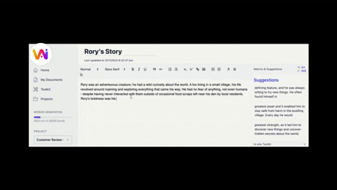 WriteeGiphy giphyupload marketing content creator ai writer GIF