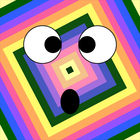 Art Cross Eyed GIF by Jen Stark
