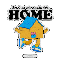 Home Sweet Home Love Sticker by Paula Baines