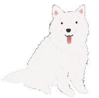 Wolf Dog Sticker Sticker by breadcrumbsclub