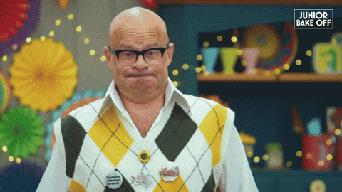 React Lol GIF by The Great British Bake Off