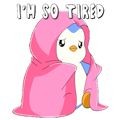 Tired Sleep Sticker by Pudgy Penguins