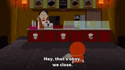kenny mccormick worker GIF by South Park 