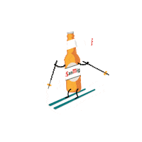 Esqui Sticker by Cervezas-San-Miguel