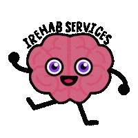 irehabservices happy dance happy dance brain Sticker