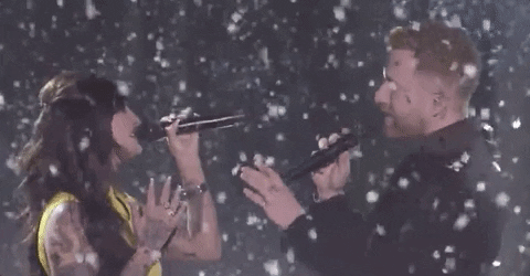 Julia Michaels Jp Saxe GIF by New Year's Rockin' Eve
