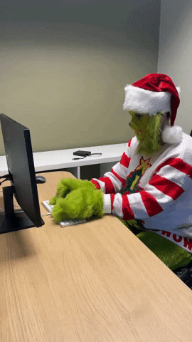 Christmas Working GIF by Sixth City Marketing